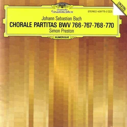 Cover for Simon Preston · Bach: Chorale Partitas (CD) (2004)