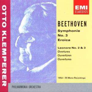 Cover for Philharmonia Orchestra · Beethoven: Symphony No.3 'eroica' Overtures: Leonore 2 &amp; 3 (CD)