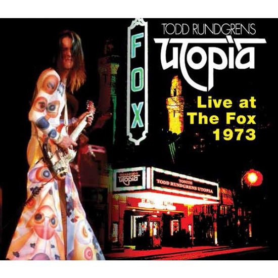 Utopia: Live at the Fox Atlant - Todd Rundgren - Musiikki - MVD - 0089353332525 - perjantai 24. heinäkuuta 2015