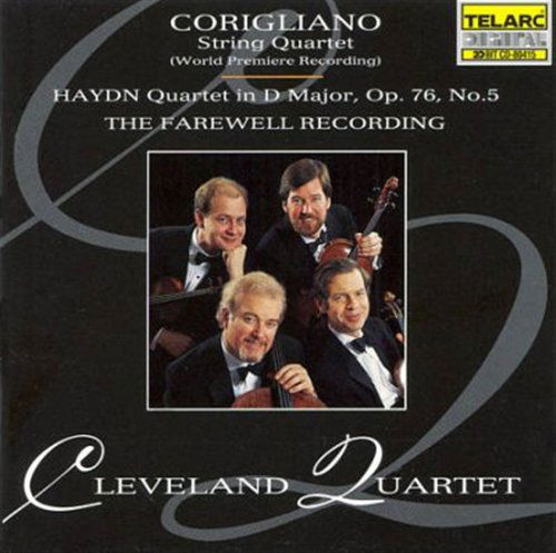 Cover for Cleveland Quartet · Corigliano: String Quartet (CD) (2008)