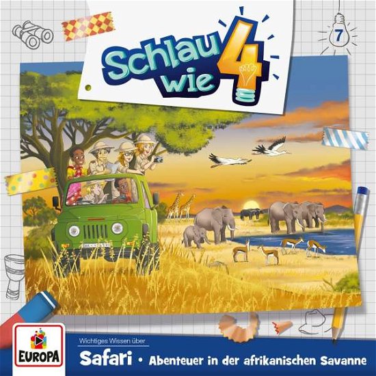 007/safari.abenteuer in Der Afrikanischen Savanne - Schlau Wie Vier - Musik - EUROPA FM - 0190758088525 - 13. April 2018
