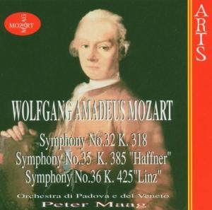 Cover for Padova E Del Vento Ormaag · Mozartsymphonies No 32 35 36 (CD) (2008)