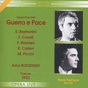 Cover for S. Prokofiev · Guerra E Pace:firenze 1953 (CD) (2004)