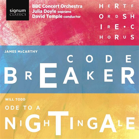 Codebreaker / Ode to a Nightingale - Mccarthy / Todd - Muziek - SIGNUM - 0635212049525 - 5 oktober 2017