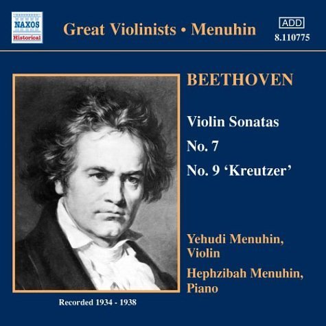 Cover for Beethoven / Menuhin,yehudi / Menuhin,hephzibah · Violin Sonatas (CD) (2004)