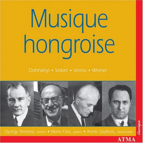 Musique Hongroise - V/A - Musiikki - ATMA CLASSIQUE - 0722056219525 - maanantai 1. marraskuuta 1999