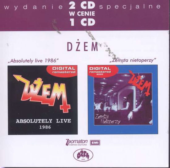 Cover for Dzem · Absolutely Live 1986/zemsta Nietoperzy (CD) (2003)