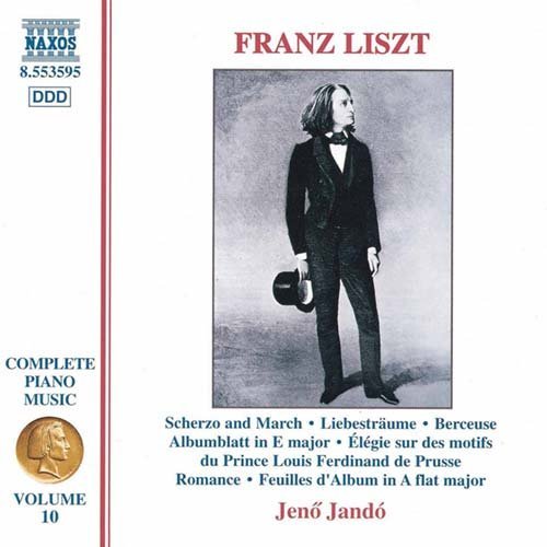 Cover for Jeno Jando · Lisztcomplete Piano Music Vol 10 (CD) (1998)