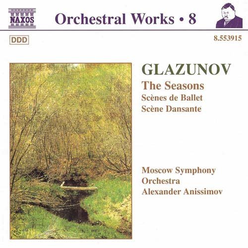 Cover for Moscow Soanissimov · Glazunovthe Seasonsscenes De Ballet (CD) (1998)