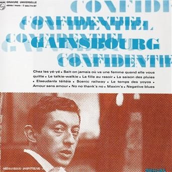 Confidentiel - Serge Gainsbourg - Music - UNIVERSAL - 0731454842525 - June 8, 2018
