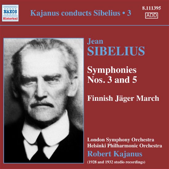 Cover for Jean Sibelius · Symphonies No.3 &amp; 5 (CD) (2013)