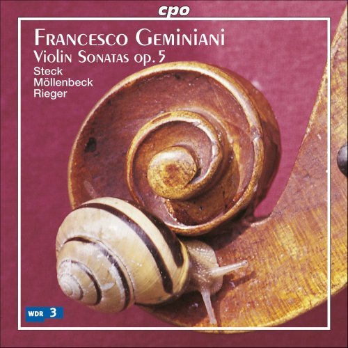Cover for F. Geminiani · Violin Sonatas Op.5 (CD) (2007)