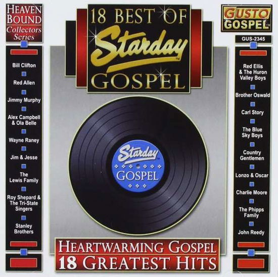 Cover for 18 Best of Starday Gospel / Various (CD) (2014)