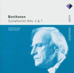 Cover for Beethoven / Menuhin · Symphonies Nos.5 &amp; 7 (CD) [Box set] (2004)