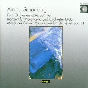 Cover for Schiff,h. / Sw German Radio · Schoenberg: Cello Concerto. Variations for Orch. (CD) (1990)
