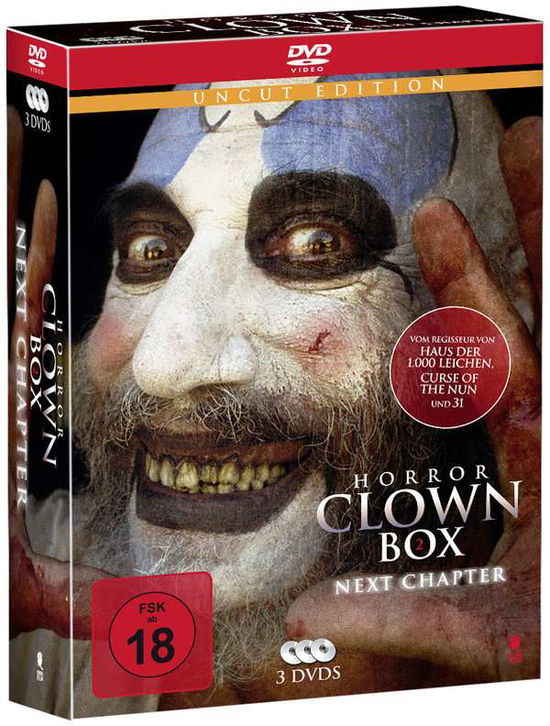 Cover for Aaron Mirtes,yiuwing Lam,rob Zombie · Horror Clown Box 2 - Uncut  [3 DVDs] (DVD) (2018)