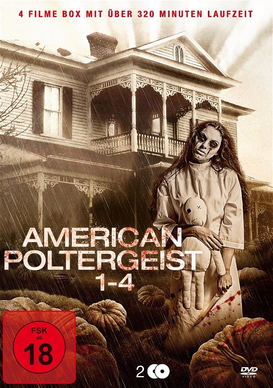 American Poltergeist 1-4 - Uncut Dvd-box - Donna Spangler / Simona Fusco - Musik - WHITE PEARL MOVIES / DAREDO - 4059473000525 - 10. marts 2017