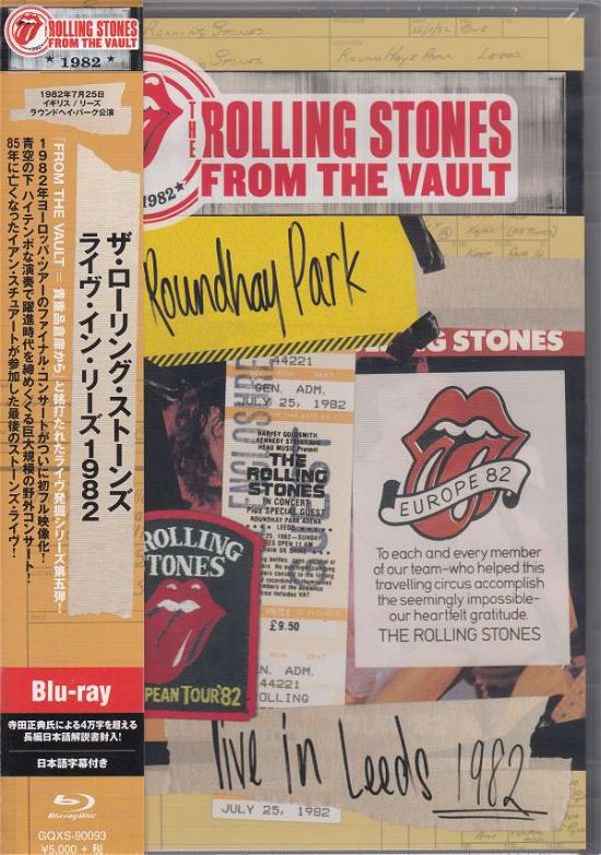 Cover for The Rolling Stones · Stones: Live in Leeds 1982 (MBD) [Japan Import edition] (2015)