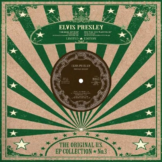 Cover for Presley Elvis / Original EP 3 (8track 10inch WHITE) (LP) [Coloured edition] (2018)