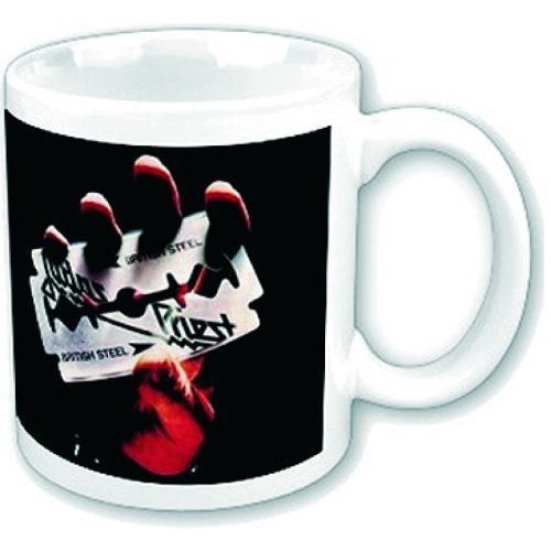 Cover for Judas Priest · Judas Priest Boxed Standard Mug: British Steel (TILBEHØR) [White edition] (2010)