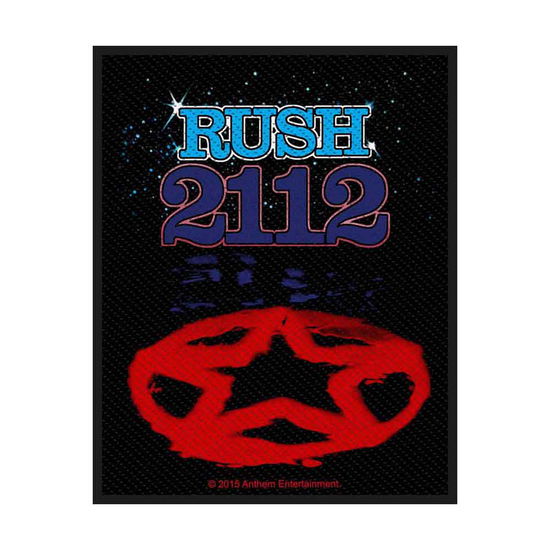 Rush Standard Woven Patch: 2112 (Retail Pack) - Rush - Koopwaar - PHD - 5055339767525 - 19 augustus 2019