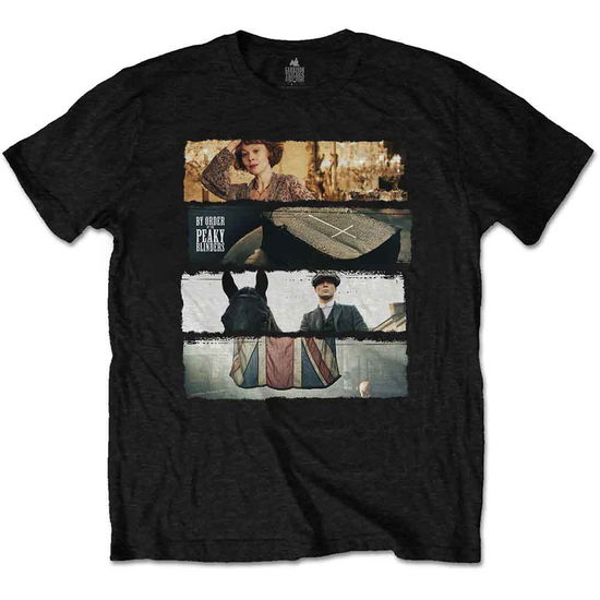 Cover for Peaky Blinders · Peaky Blinders Unisex T-Shirt: Slices (Black) (T-shirt) [size XL] [Black - Unisex edition] (2020)