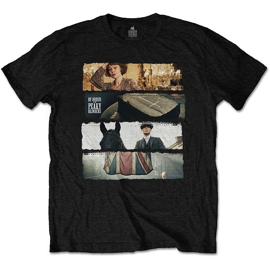 Cover for Peaky Blinders · Peaky Blinders Unisex T-Shirt: Slices (T-shirt) [size XL] [Black - Unisex edition] (2020)