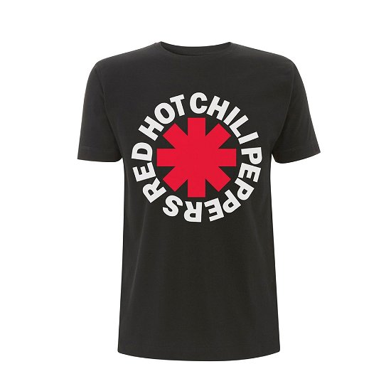 Red Hot Chili Peppers Unisex T-Shirt: Classic Asterisk - Red Hot Chili Peppers - Produtos - PHM - 5056187701525 - 30 de maio de 2019