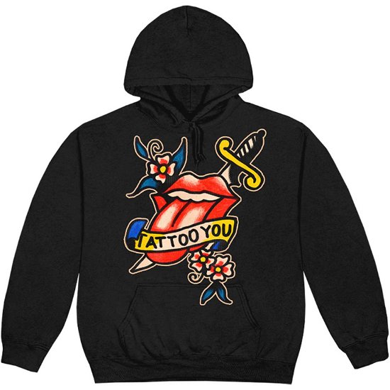 The Rolling Stones Unisex Pullover Hoodie: Tattoo You Lick - The Rolling Stones - Merchandise -  - 5056561062525 - 