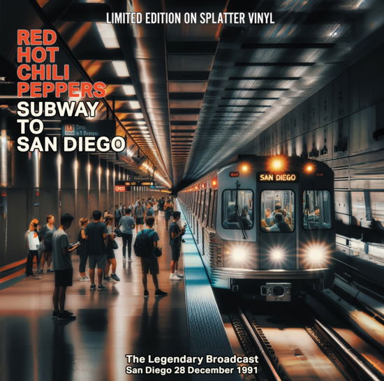 Cover for Red Hot Chili Peppers · Subway To San Diego (Splatter Vinyl) (LP) (2024)