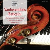 Cover for Vanherenthals / Bottesini / Borght / Brunello · Pieces for Double Bass &amp; Piano (CD) (2006)