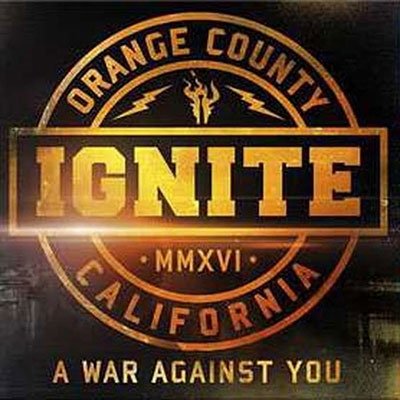 Cover for Ignite · A War Against You (Gold Marbled Vinyl) (LP) (2023)