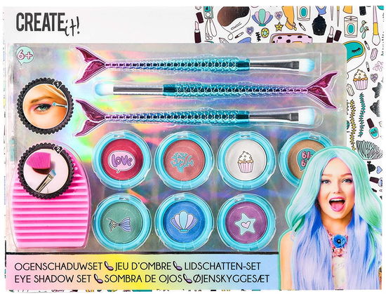 Oogschaduw set Create It zeemeermin: 11-delig (84143) - - Merchandise - Canenco - 8712916084525 - 29. mai 2019