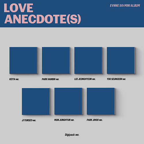 Cover for Evnne · Love Anecdote (s) (CD/Merch) [Random Digipack edition] (2025)