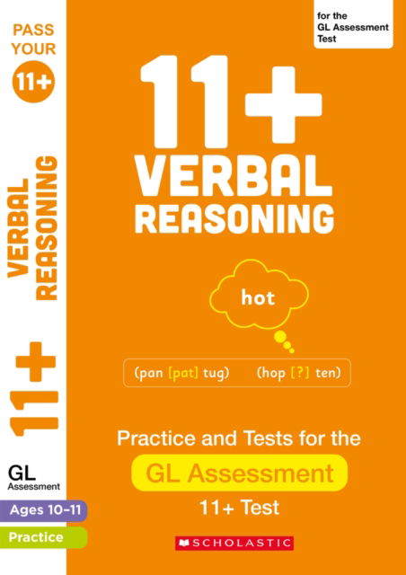 Cover for Alison Milford · 11+ Verbal Reasoning Practice and Test for the GL Assessment Ages 10-11 - Pass Your 11+ (Pocketbok) (2023)