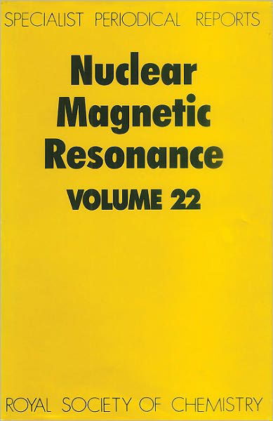 Cover for Royal Society of Chemistry · Nuclear Magnetic Resonance: Volume 22 - Specialist Periodical Reports (Inbunden Bok) (1993)