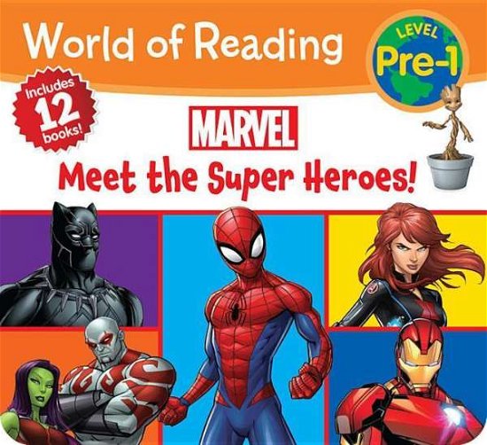 Cover for Marvel Press Book Group · World of Reading Marvel Meet the Super Heroes! (Pre-Level 1 Boxed Set) - World of Reading (Hardcover Book) (2017)
