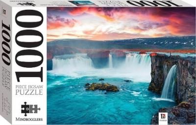 Cover for Hinkler Pty Ltd · Mindbogglers 1000 Piece Jigsaw Godafoss Waterfall Iceland - Mindbogglers Classic (Book) (2019)