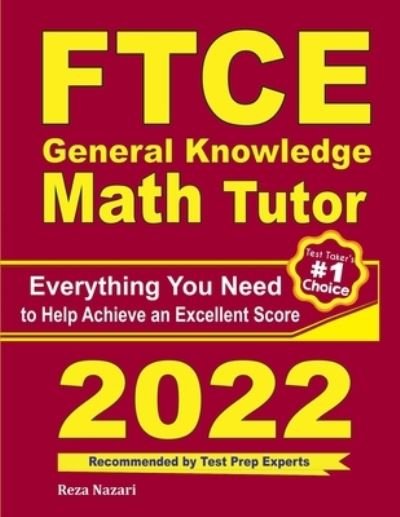 Cover for Ava Ross · FTCE General Knowledge Math Tutor: Everything You Need to Help Achieve an Excellent Score (Pocketbok) (2020)
