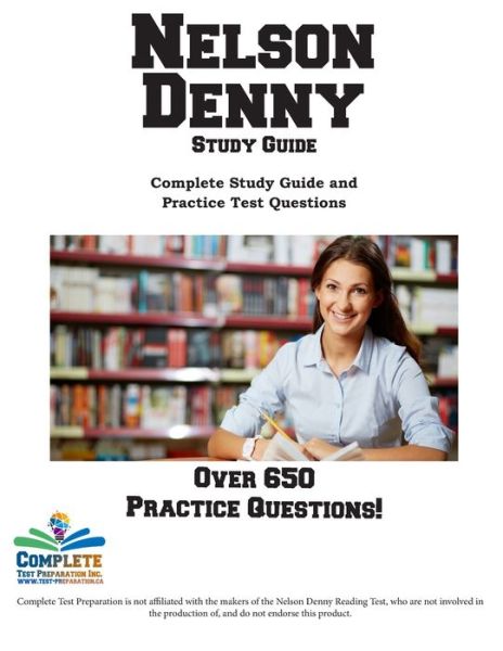 Cover for Complete Test Preparation Inc · Nelson Denny Study Guide (Paperback Book) (2018)