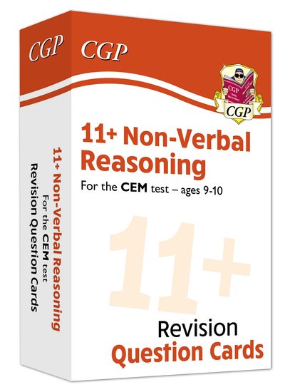 Cover for CGP Books · 11+ CEM Revision Question Cards: Non-Verbal Reasoning - Ages 9-10 - CGP CEM 11+ Ages 9-10 (Hardcover bog) (2020)
