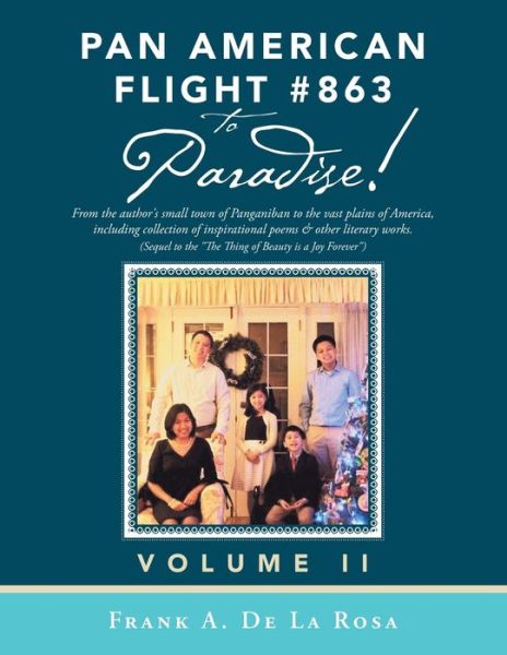 Cover for Frank A. De La Rosa · Pan American Flight 863 to Paradise (Book) (2020)