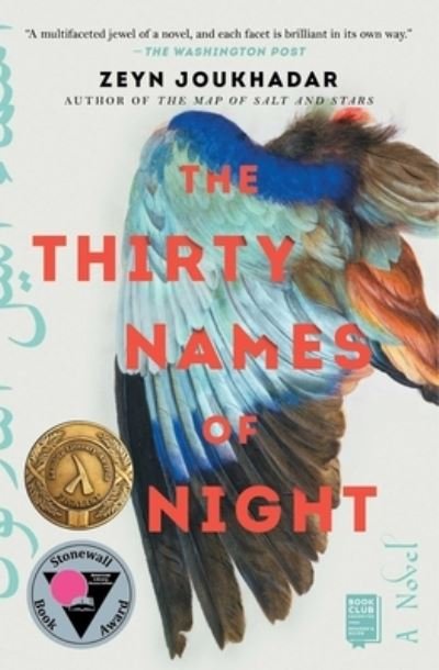 Cover for Zeyn Joukhadar · The Thirty Names of Night: A Novel (Paperback Book) (2021)