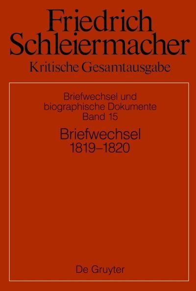 Cover for Simon Gerber · Briefwechsel 1819-1820 (Book) (2023)