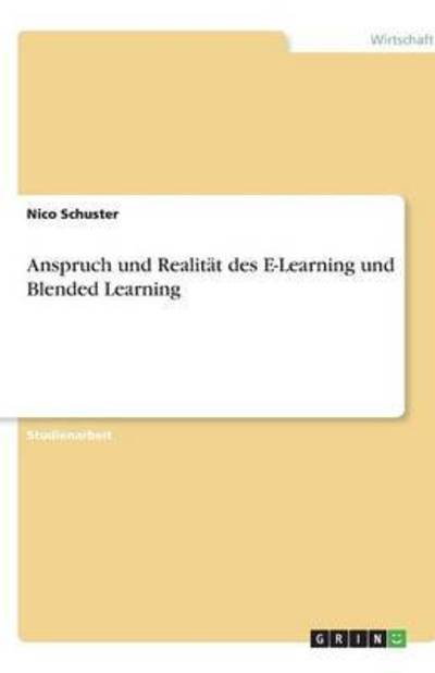 Cover for Schuster · Anspruch und Realität des E-Le (Book)