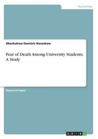 Cover for Nwankwo · Fear of Death Among University (Book) (2016)