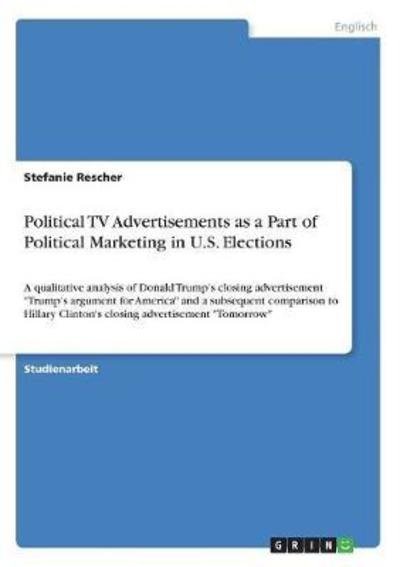 Cover for Rescher · Political TV Advertisements as (Bog)