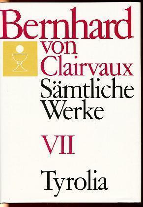 Cover for Saint Bernard of Clairvaux · Smtliche Werke, 10 Bde., Bd.7 (Hardcover Book) (1996)