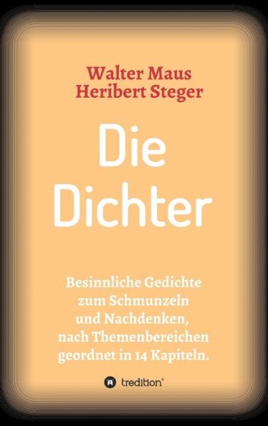 Cover for Steger · Die Dichter (Book) (2018)