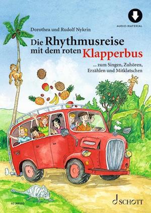 Cover for Rudolf Nykrin · Die Rhythmusreise mit dem roten Klapperbus (Book) (2022)